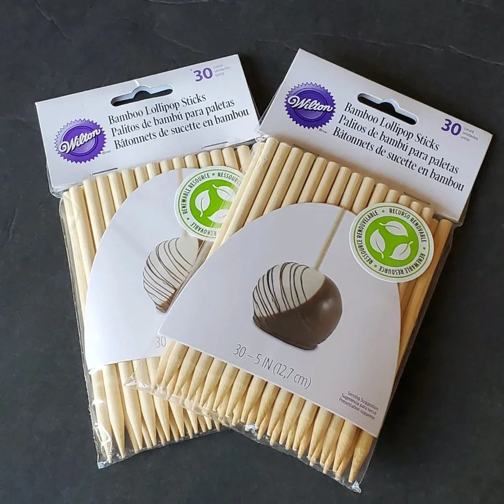 Bamboo Caramel Apple Sticks